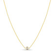 Roberto Coin 18Kt Gold 1 Diamond Station Necklace