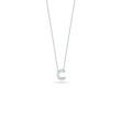 18Kt Gold Love Letter C Pendant With Diamonds
