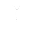 Roberto Coin 18K Bezel Set Diamond 'Y' Necklace