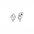 18K White Gold Diamante Diamond Stud Earrings
