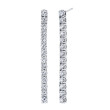 Diamond Linear Dangle Earrings