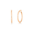 18K Rose Gold Hoop Earrings