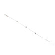 18K White Gold Diamond Flower Bracelet