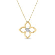 18K Yellow/White Gold Cialoma Small Necklace With Diamond