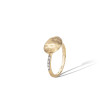 Siviglia Grande Yellow Gold and Diamond East West Ring