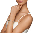 Cable Classics Bracelet in Sterling Silver with Pave Diamonds