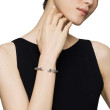 Cable Classics Bracelet in Sterling Silver with Pearls and 14K Yellow Gold