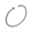 Cable Classics Bracelet in Sterling Silver with 18K Rose Gold
