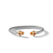 Renaissance Bracelet in Sterling Silver with Citrine, Rhodolite Garnet and 14K Yellow Gold