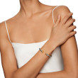 Cable Classics Bracelet in Sterling Silver with Citrine and 14K Yellow Gold