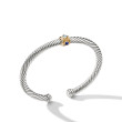 Renaissance Station Bracelet in Sterling Silver with Blue Topaz, Lapis and 14K Yellow Gold