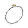 Petite Chatelaine® Bracelet in Sterling Silver with 18K Yellow Gold Dome