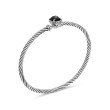 Petite Chatelaine® Bracelet in Sterling Silver with Black Onyx