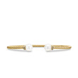 Solari Cablespira® Bracelet in 18K Yellow Gold with Pearls and Diamonds, 2.6mm