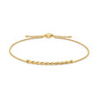 Paveflex Station Bracelet in 18K Gold