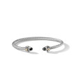 Renaissance Bracelet in Sterling Silver with Black Onyx and 18K Yellow Gold