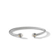 Renaissance Bracelet in Sterling Silver with Pearls and 18K Yellow Gold