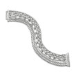 Multi Row Chain Bracelet in Sterling Silver, 29mm