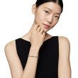 Cable Classics Center Station Bracelet in Sterling Silver with 18K Yellow Gold