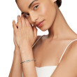 Chatelaine® Bracelet in Sterling Silver with Prasiolite and Pave Diamonds