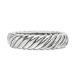 Sculpted Cable Bracelet in Sterling Silver