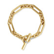 Lexington Chain Bracelet in 18K Yellow Gold with Pave Diamonds