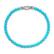 Bijoux Spiritual Beads Bracelet in Sterling Silver with Turquoise