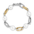 DY Madison® Pearl Chain Bracelet with 18K Yellow Gold