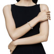 DY Madison® Pearl Chain Bracelet with 18K Yellow Gold
