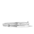 Angelika™ Bracelet in Sterling Silver with Pave Diamonds