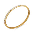 Modern Renaissance Bracelet in 18K Yellow Gold with Full Pave Diamonds