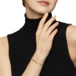 Modern Renaissance Bangle Bracelet in 18K Yellow Gold with Full Pavé Diamonds, 4.5mm
