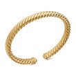 Modern Oval Cablespira® Bracelet in 18K Yellow Gold, 7mm