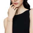 Petite DY Elements® Center Station Chain Bracelet in 18K Yellow Gold with Mother of Pearl and Diamonds, 11mm