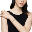 Classic Cablespira® Station Bracelet in 18K Yellow Gold with Diamonds, 3mm