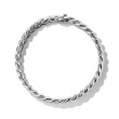 Sculpted Cable Bracelet in Sterling Silver, 8.5mm