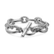 DY Mercer® Chain Bracelet in Sterling Silver with Diamonds, 25mm