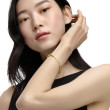 Sculpted Cable Bangle Bracelet in 18K Yellow Gold, 4.6mm