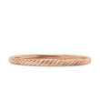 Sculpted Cable Bangle Bracelet in 18K Rose Gold, 4.6mm