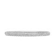 Sculpted Cable Bangle Bracelet in 18K White Gold with Diamonds, 4.6mm