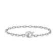 DY Madison® Toggle Chain Bracelet in Sterling Silver with Diamonds