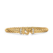 Cablespira® Buckle Bracelet in 18K Yellow Gold with Diamonds, 6mm