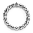 Sculpted Cable Chain Bracelet in Sterling Silver, 10mm