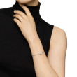 Sculpted Cable Center Station Chain Bracelet in Sterling Silver with Diamonds, 10mm