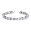 25.34 Carat Platinum East West Bracelet