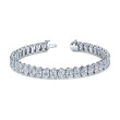 Oval Shape Straight Line Bracelet