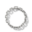 Deco Link Bracelet in Sterling Silver