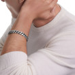Curb Chain Bracelet in Sterling Silver, 11.5mm