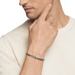DY Helios™ Cuff Bracelet in Sterling Silver with Black Diamonds, 6mm