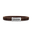 Chevron Brown Rubber Bracelet